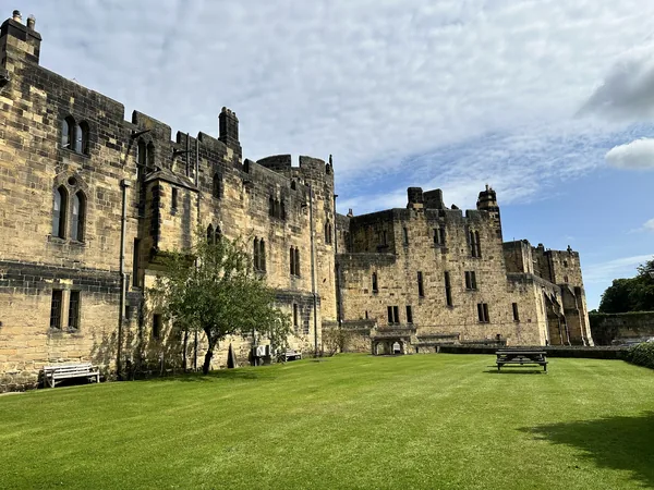Historic castle set in wide green grounds